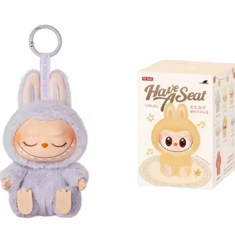 Pop Mart x THE MONSTERS: Exciting Macaron Series Plush Keyring Figurine Blind Box (1pc)