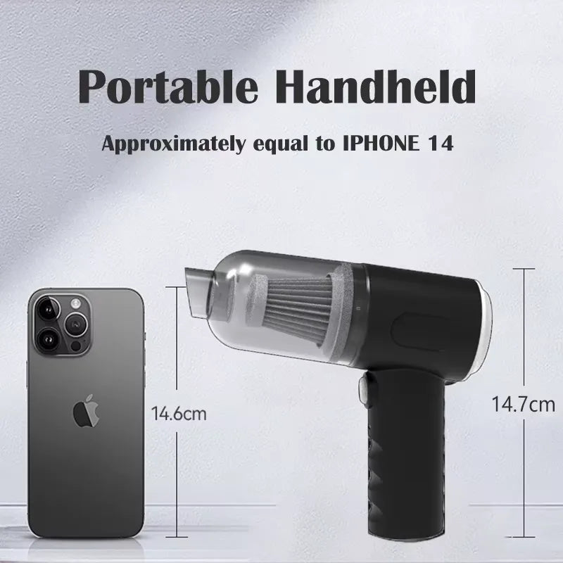 Imported Mini Portable Cordless Vacuum Cleaner + Blower (Pro Model)